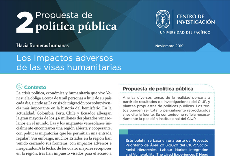 Los impactos adversos de las visas humanitarias